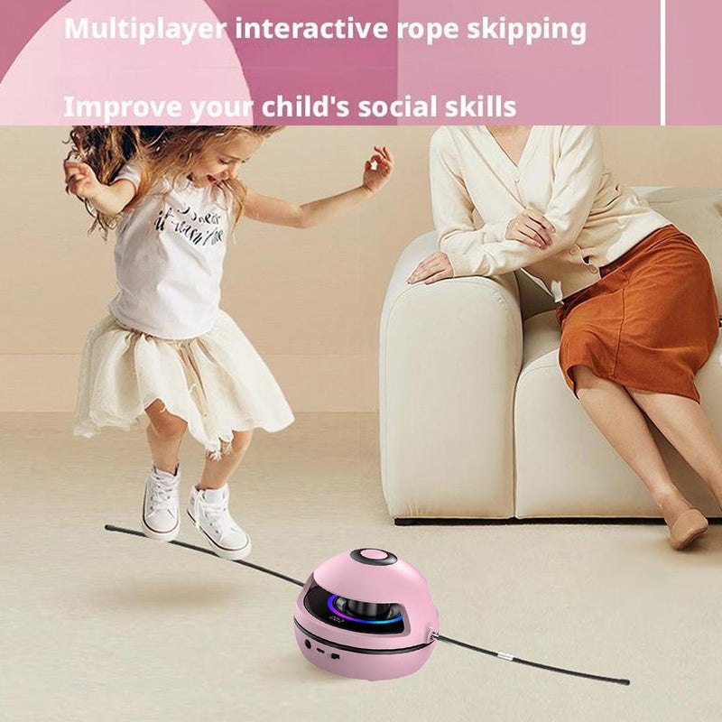 Smart Jump Rope Machine, Electric Music Jump Rope, Smart Counting, 1-10 Speed Levels, Bluetooth Remote Control, Parent-Child Interactive for Family Fun - Image 2